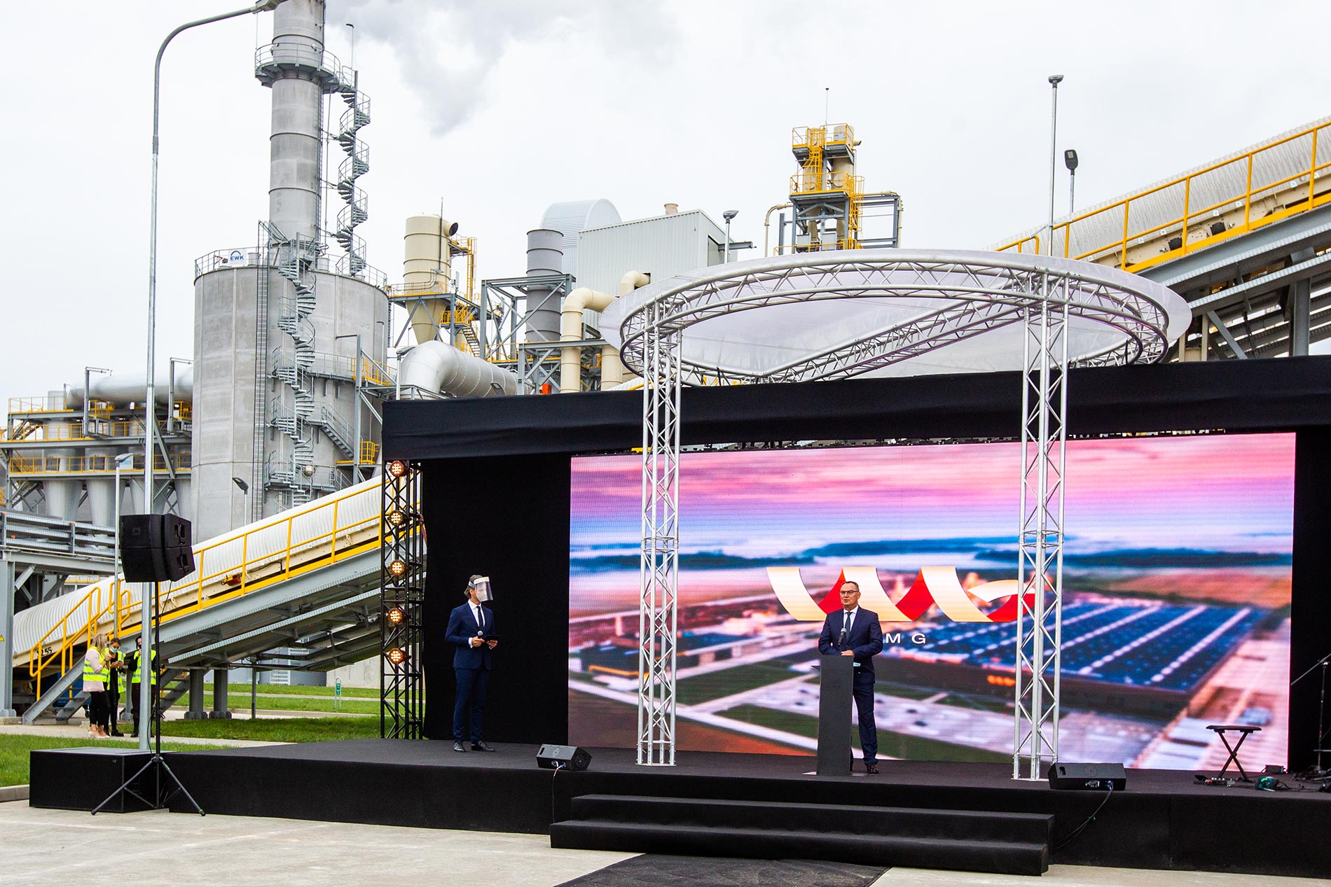 Opening of the structural particle boards factory - VMG Lignum