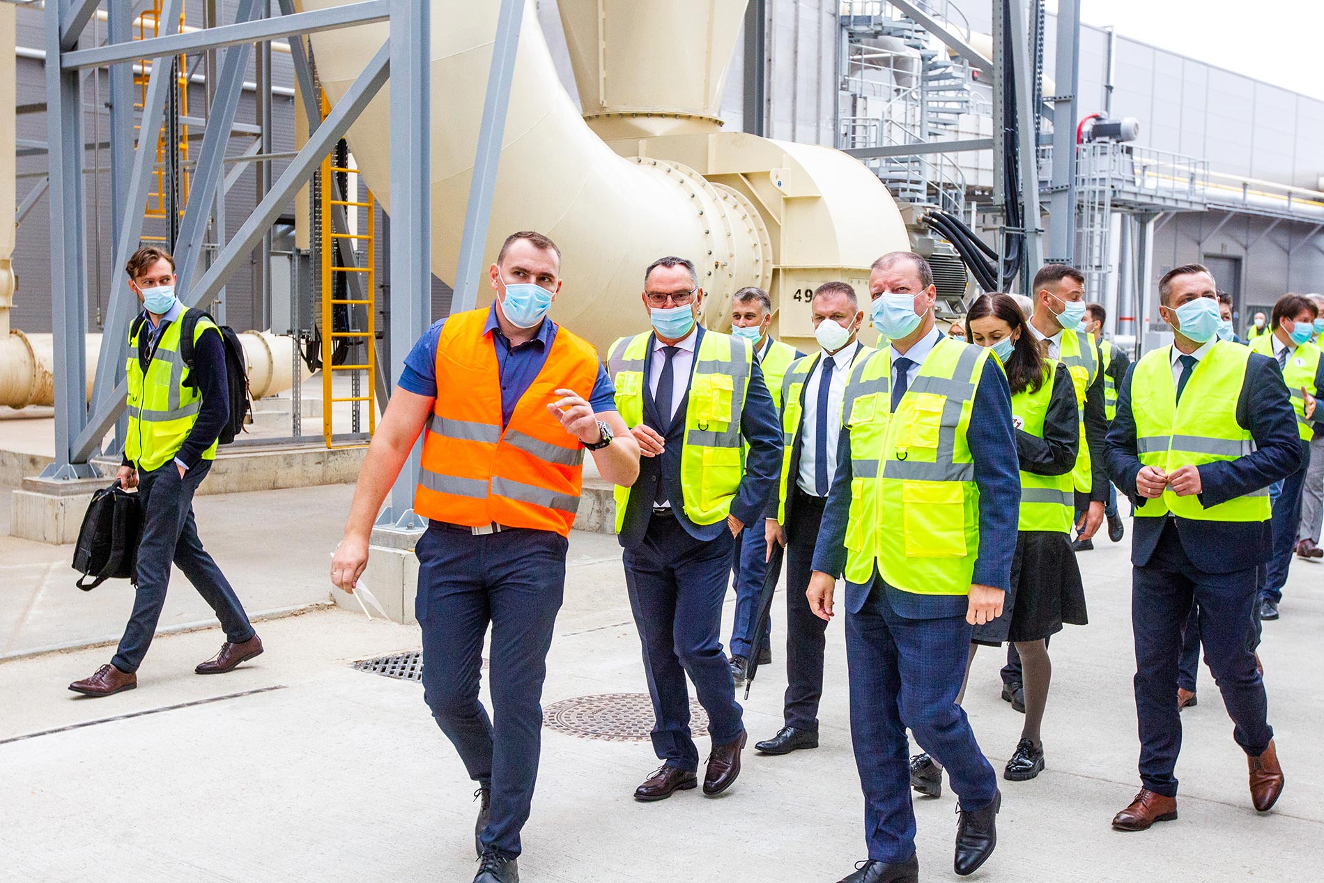 Opening of the structural particle boards factory - VMG Lignum